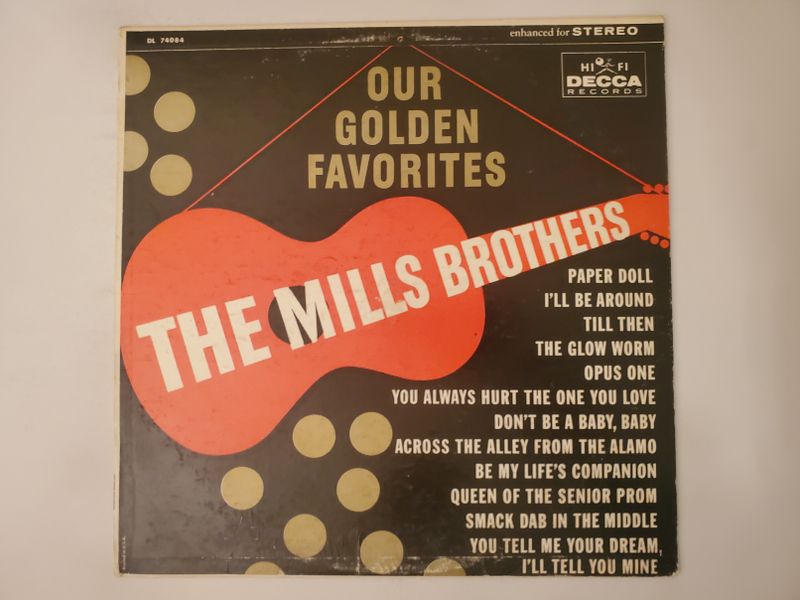 The Mills Brothers Our Golden Favorites vinyl record